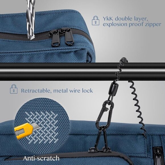 Sling Backpack Waterproof Anti Theft Crossbody Bag for Travel and Daily Use - Picture 6 of 6